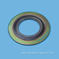 Inner and outer ring wound gasket